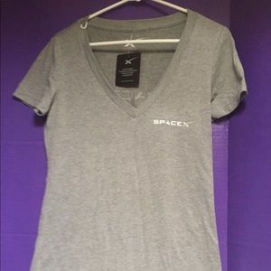 Ladies V Neck SpaceX T-Shirt